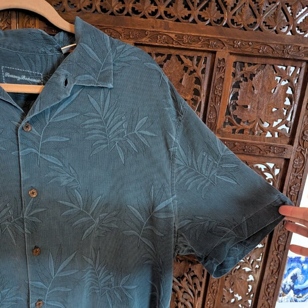 Tommy Bahama Silk Shirt - Men's XL 💙 - Picture 3 of 7